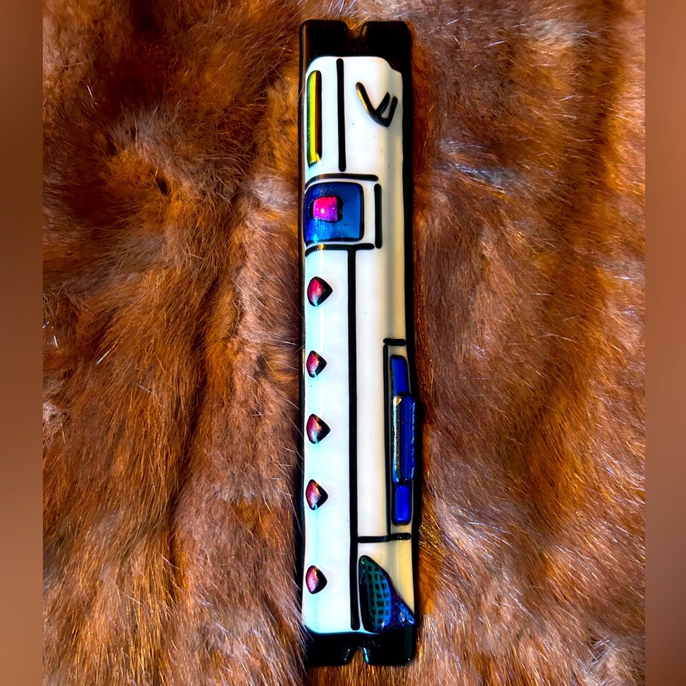 Glass Mezuzah